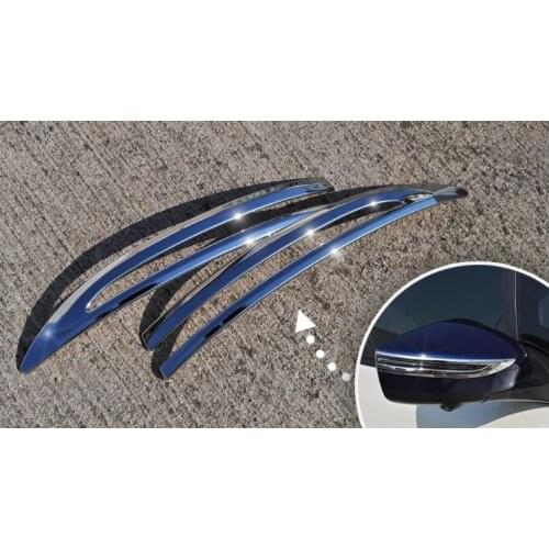 ABS chrome car accessories rearview side mirror cover cap trim For Nissan Leaf ZE1 2017 2018