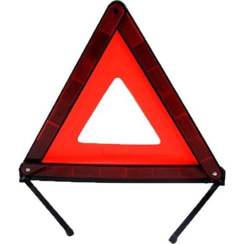 Car Emergency Breakdown Warning Triangle Red Reflective Safety Hazard Car Tripod Folded Stop Sign Reflector cinta reflectante