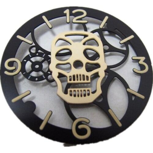 Unique Design Hollowing 38.9mm Watch Dial Green Luminous For ETA 6497 ST36 Seagull Movement Replacement Upgrade Accessories