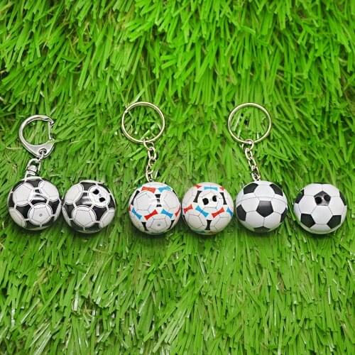 Free Shipping Metal Football Fashion Sports Keychain Car Key Ring High Quality Keychains Accessories Souvenir Gift