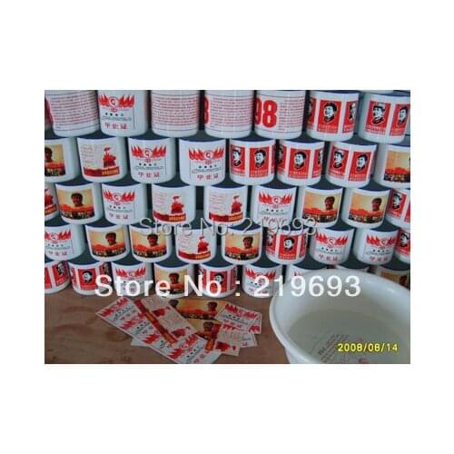 Free shipping, A4 size white color background laser water decal paper