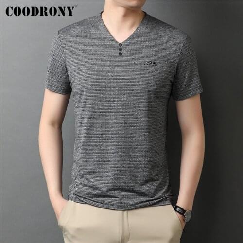 COODRONY Mens Fashion T Shirts
