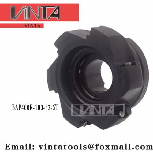 BAP400R-100-32-6T Indexable Milling cutter mold milling tools matched cnc carbide inserts APMT1604PDER