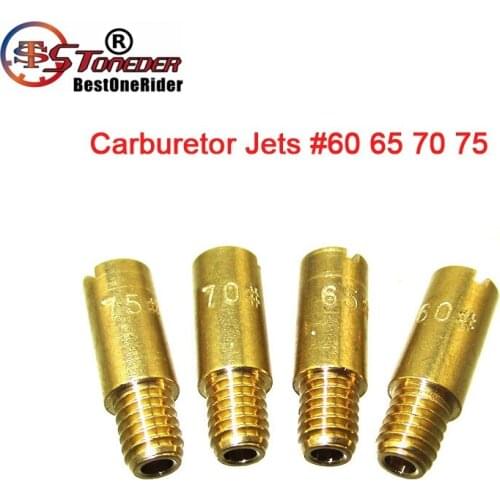 STONEDER Carburetor Jets #60 65 70 75 For 47cc 49cc Mini Moto Dirt Pocket Bike MTA1 MTA2 ATV Quad