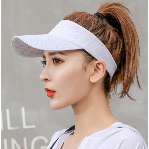 Cap female summer outdoor sunscreen sports baseball topless tennis cap sun visor empty top hat