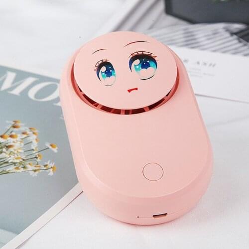 Mini DIY Expression Fan For Eyelashes Rechargeable Electric Mini Portable Small Fan Eyelash Inoculation Tool
