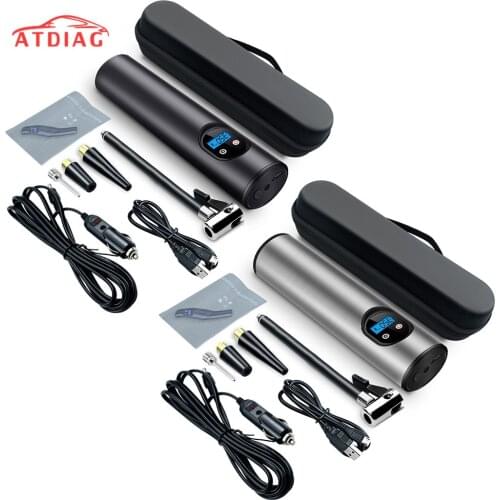 Best 12V 150PSI Rechargeable Air Pump Tire Inflator Cordless Portable Compressor Digital Car Tyre Pump for Car Bicycle Tires