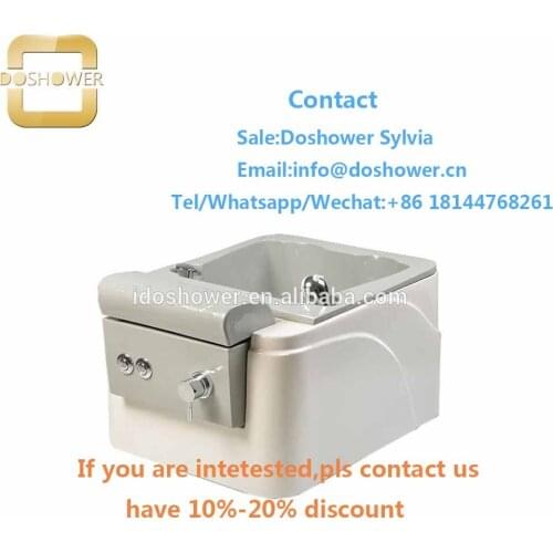 Pedicure basin with jet with pipeless spa tub for nails spa chair pedicure spa tub