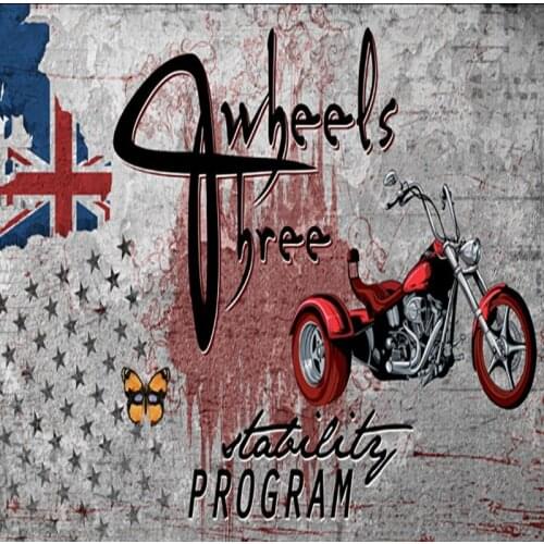 Custom mural Personalized European style motorcycle bar KTV decorated backdrop wallpaper high quality mural