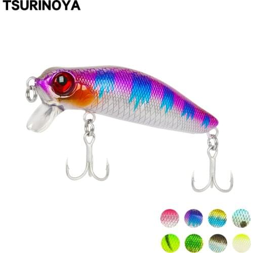 TSURINOYA Shallow Range Fishing Lure Minnow DW71 64mm 6g 64F Short Lip Seabass Tungsten Weight System Crank Bait Jerkbait Model