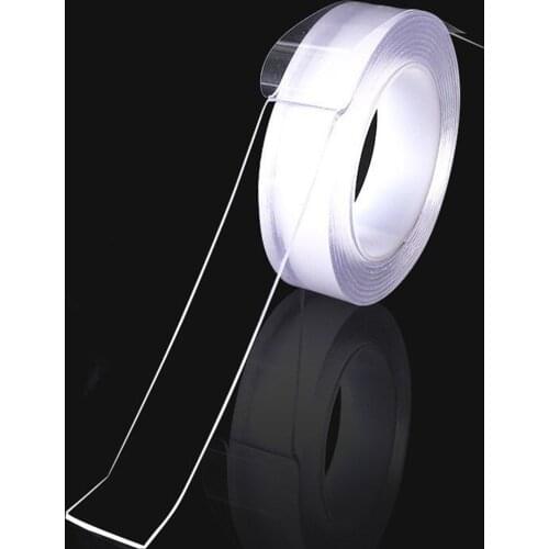 Strong Tape Strong Wash Stickers with Paragraph No Trace of Transparent Nano-double-sided Adhesive ACEHE