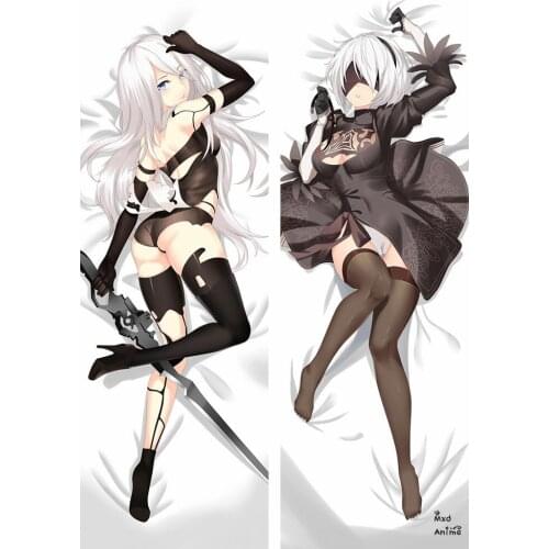 Anime Nier Automata characters sexy girl YoRHa No. 2 Type Botaku Dakimakura throw pillow cover hugging body christmas pillowcase