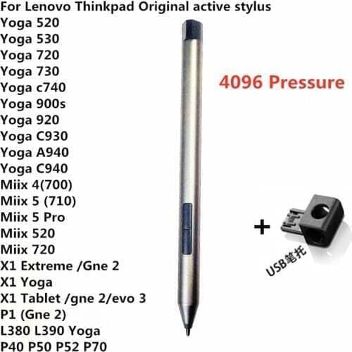 Stylus Pen GX80U45010 Lenovo Digital Pen For Lenovo Miix 4/4Pro Miix 5/5Pro/5Plus Miix 520/510/525/700/710/720 Active Stylus Pen