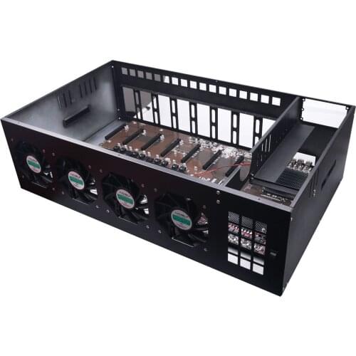 X79 eight graphics card in-line chassis quasi-system server desktop computer host horizontal support 3060TI