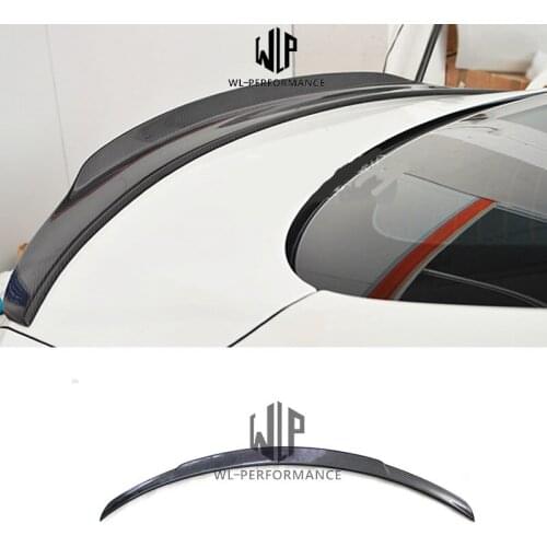 W205 Carbon Fiber Rear Spoiler Wing For Mercedes-Benz C Class C180 C200 C260 C350 C450 C63 P Style Car Body Kit 15-17