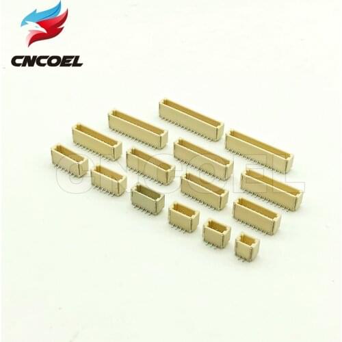 20Pcs/lot SH 1.0 mm Spacing Connector 2P/3P/4P/5P/6P/7P/8P/9P/10P/11P/12P vertical SMD Connector 1.0mm pitch patch plug