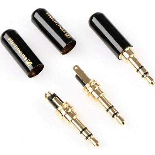 3Pcs 3.5mm Gold Plated Copper Male Stereo Mini Jack Plug Soldering Headphone Audio Solder Connector