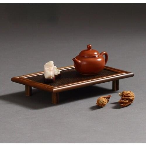 Bamboo Afternoon Tea Tray Creative Chinese Minimalist Food Serving Tea Tray Kitchen Plateau De Service Tea Accessories DE50CP