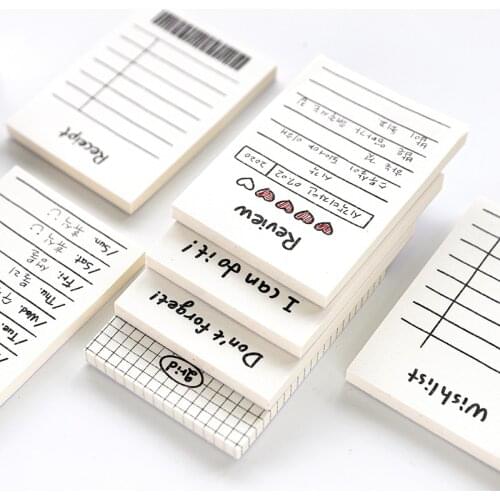 50 Sheets Creative Daily Schedule Memo Pad To Do List Time Notepads Schedule Planner Office School Supplies Stationery