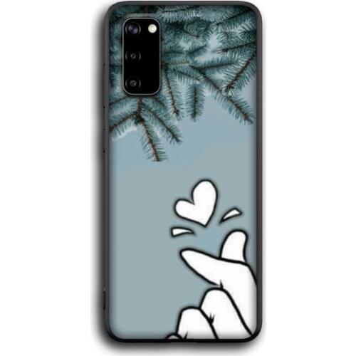 Finger than heart Phone Case for Samsung Galaxy S20 S21 Plus Ultra 5g S10E A52 S30 S21 S9 Plus S20 fe lite Cover