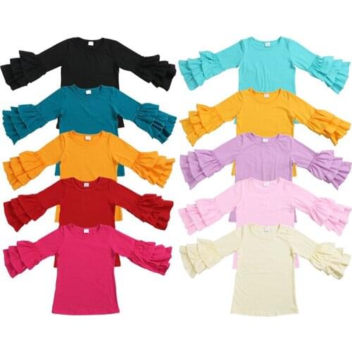 Kaiya Angel Children Red Pink Blue Flower Long Sleeve Shirts Clothing Kids Teens Clothes Valentines Tracksuits Costume Wholesale