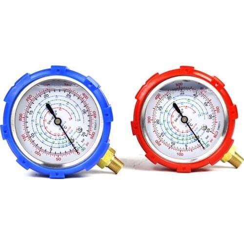 Air Conditioner R410A R134A R22 Refrigerant Low Pressure Gauge high pressure gauge PSI KPA repair kit