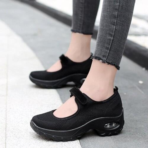 Spring Women Breathable Shoes Woman Flat Platform Tenis for Women Mesh Sneakers Shoes Zapatillas Aire Mujer