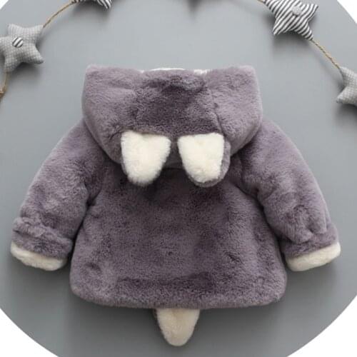 Baby Girls Coats Spring Autumn Wool Hooded Jacket For Infant Kids Warm Outerwear Toddler Boys Clothes Children Jacket Girl Coats