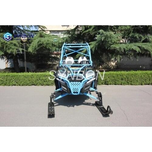 SYNBON Kart beach buggy buggies Snowmobile UVT ATV Off-road Vehicle ​​go Karts Petrol Engine Tracked Vehicle Snowmobile SY400S