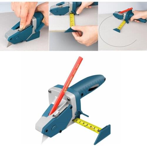 Hand Push Drywall Cutting Artifact Tools with Tape Manual Gypsum Board Cutter Woodworking Cutting Board Tools