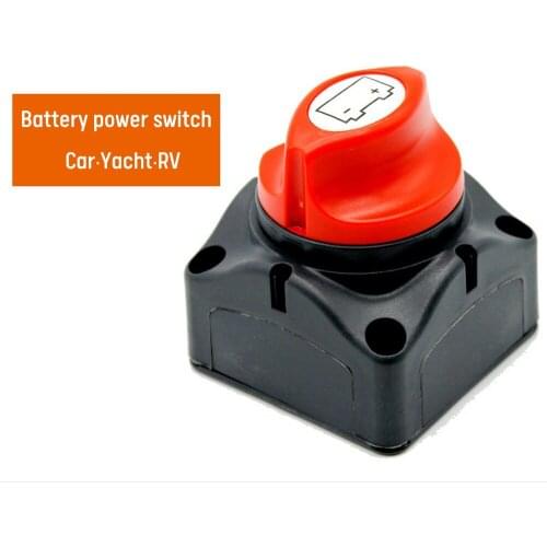 12V/24V Car Auto RV Marine Boat Battery Selector Isolator Disconnect Max 1000A Rotary Cut Out Off Kill Power Switch Kit