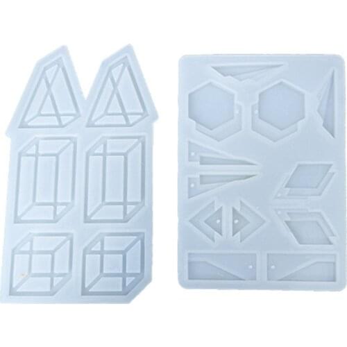 Earrings Epoxy Resin Mold Ear Drop Dangles Silicone Mould DIY Crafts Jewelry Pendant Ornaments Casting Tool