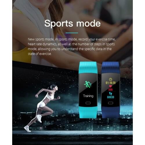 Y5 intelligent fitness bracelet color screen intelligent blood pressure and heart rate monitor Android iOS wristband