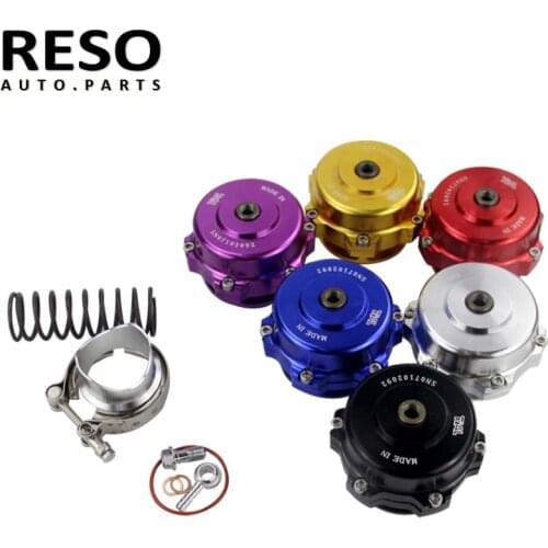 Universal 50mm V-Band Blow Off Valve BOV Q Typer With Weld On Aluminum Flange 35 PSI With Logo High Quality