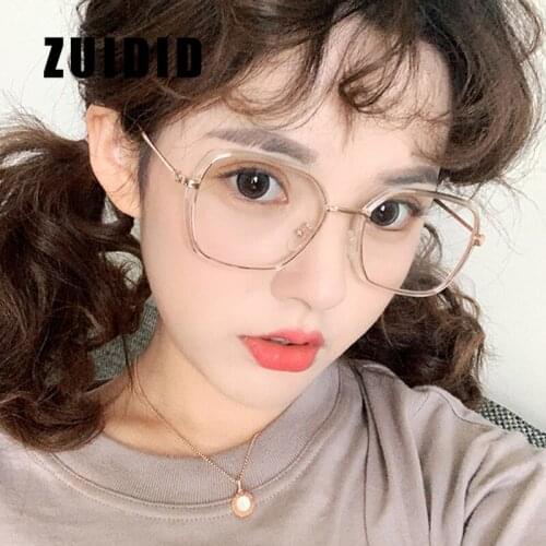 ZUIDID Fashion Vintage Retro Metal Frame Clear Lens Glasses Men Women Eyewear Myopia Optical Mirror Eyeglasses Bookworm