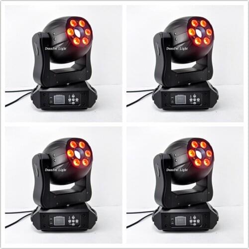 10pcs led moving dj light lyre 16 channels 5 facet prism led 120w moving head spot wash