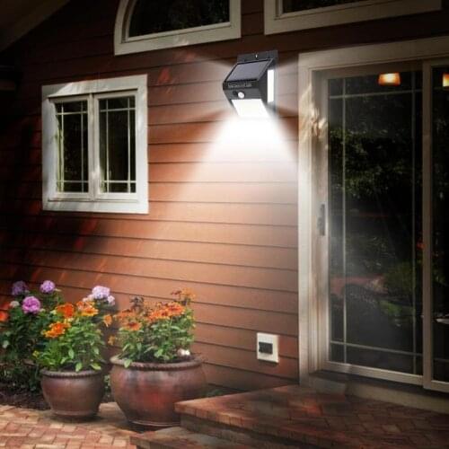 30- 100 LEDs Outdoor Solar Light PIR Motion Sensor Solar Garden Light Energy Saving Street Lamp Wall Light Sunlight Dropshipping