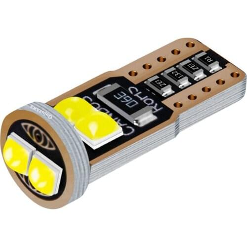 500Pcs T10 W5W WY5W 2825 Super Bright LED Canbus No Error Car Interior Reading Dome Light Auto Parking Lamp Wedge Tail Side Bulb