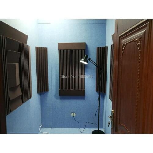 EMS Fast Shipping High-density Corner Bass Traps Studio Foam Panel Sound Absorbing Acoustic Treatment not compressed packaing