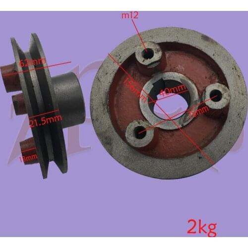 FORklift parts crankshaft belt pulley single groove 490B suitable FOR old oil pump drive shaft connecting plate accessories