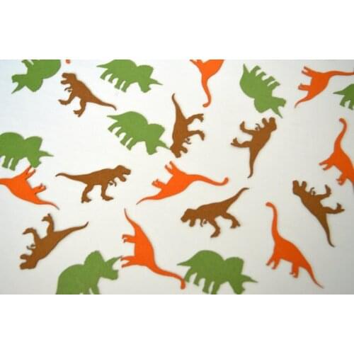 Dinosaur birthday Little Man Baby Shower wedding bridal party Confettis Table Scatter decorations