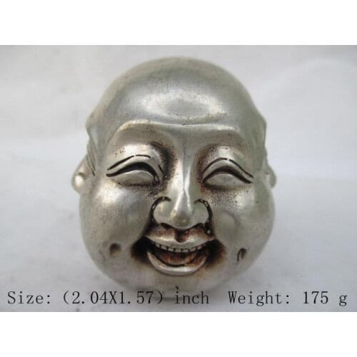 Cupronickel ancient Tibetan Buddhism. Happiness and sadness all sides Buddha