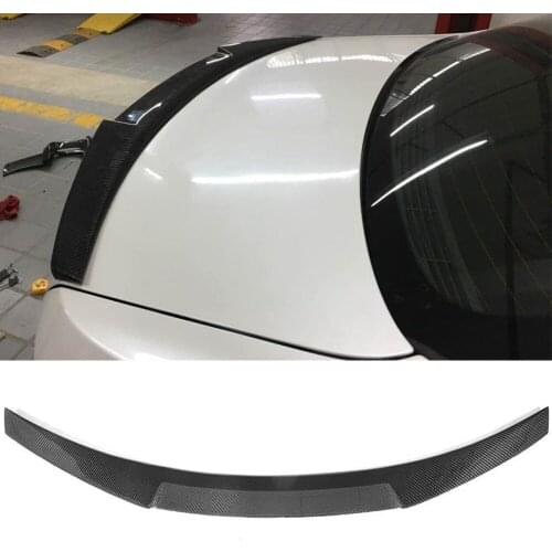 E92 M4-style Carbon Fiber Car Rear Trunk Lip Spoiler for BMW 3 Series E92 2-Door Coupe 2006-2013