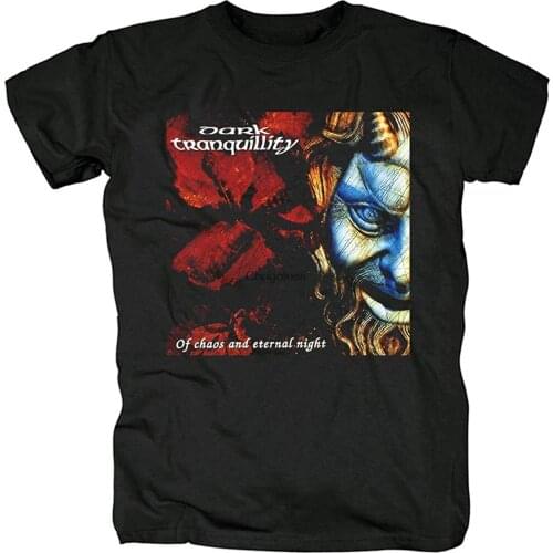 Mens TShirt Short Sleeve Shirt Dark Tranquillity Rock Tee Women Hiphop Shirts(11)