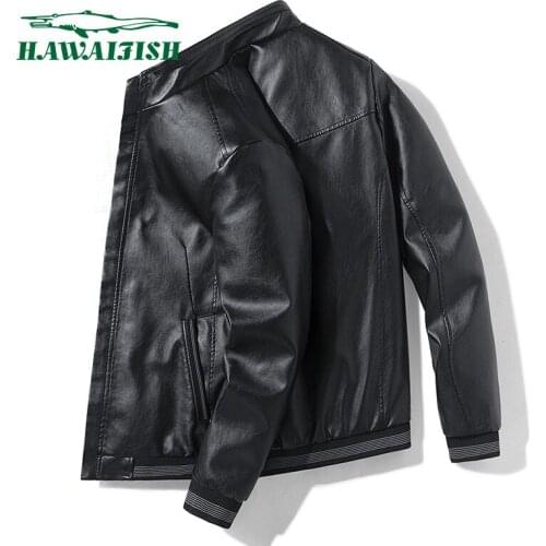 Mens Jacket Mens Spring And Autumn Leather Jacket 2021 Brand Mens New Slim Leather Trend Mens Motorcycle Jacket