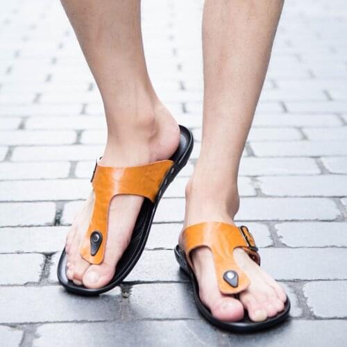 Sandale Homme Cuir Zandalias Hombre Shoes Men Sandals Sandalia Cuero Genuino Vietnam Sandalias Sandalen Herren Sandale Homme Ete