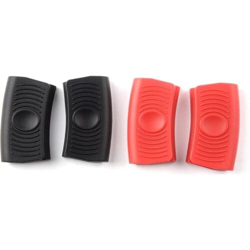 Anti-Scalding Ears Pan Handle Mitts Cover Kitchen Silicone Panhandle Pot Mitts Cover Insulation Non Slip Handle Silicone Case