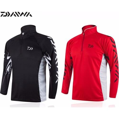 New Brand DAIWA Fishing Clothing Summer Spring MenLong Sleeve Quick Dry Anti-UV Clothes Breathable Shirts DAIWA Pesca