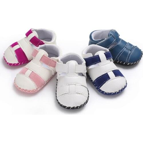 Baby First Walkers Baby 0-18 Months Boy Girl Slippers Toddler Kids Nursery School Summer New Leather Shoes