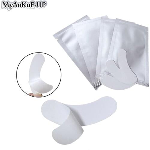 Thin Hydrogel Eye Patches Under Eye Pad Non-waven fabric Eye Paper Patches For Eyelash Extension 25/50/100/200/500 packs pad